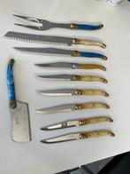 Laguiole Bestekset - Diverse Messen en Vork, Ophalen of Verzenden, Gebruikt, Rvs of Chroom, Bestekset