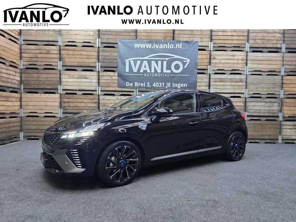 Renault Clio 1.6 E-Tech Full Hybrid 145 esprit Alpine 360 Cl, Auto's, Gebruikt, Zwart, Leder en Stof, Zwart