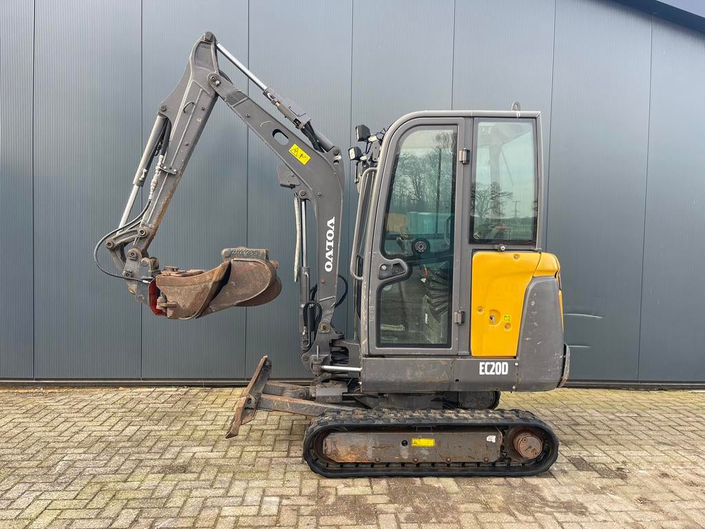 Minigraver volvo ec 20 bakken 3, Ophalen, Graafmachine