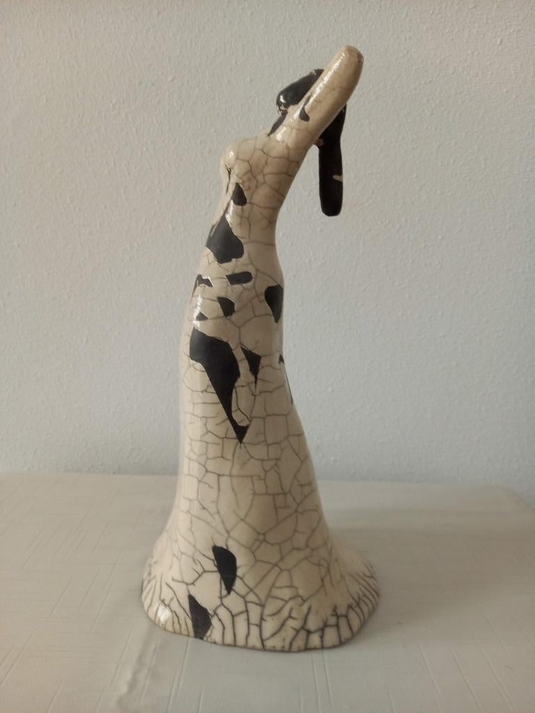 RAKU BEELD, keramiek, Ophalen, Nieuw, Fantasy