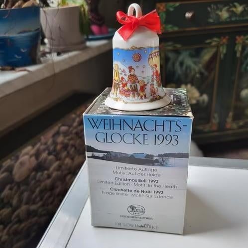 Hutschenreuther Kerstklokken 1993-2000 (8 stuks), Ophalen of Verzenden