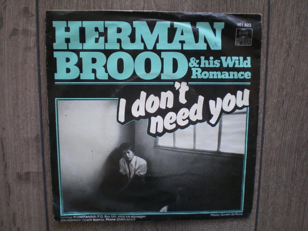 Herman Brood & His Wild Romance - I Don't Need You., Verzenden, Gebruikt, Pop