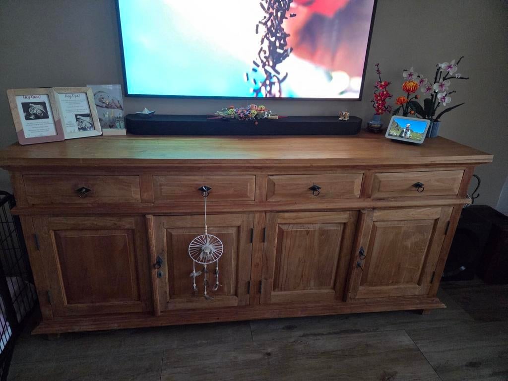 Teak dressior, Ophalen, Zo goed als nieuw, 50 tot 75 cm, 50 tot 100 cm