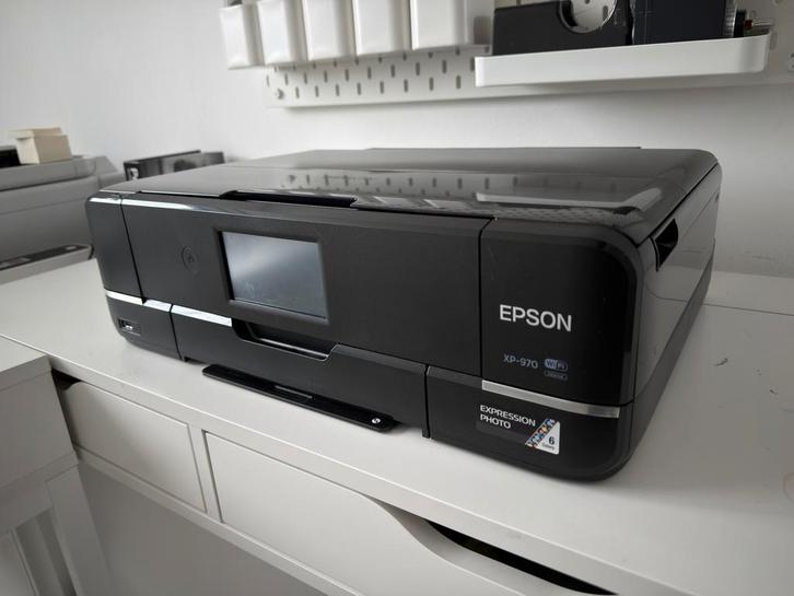 Printer Epson XP-970 fotoprinter, Computers en Software, Printers, Gebruikt, All-in-one, Inkjetprinter, Kleur printen, Kopieren