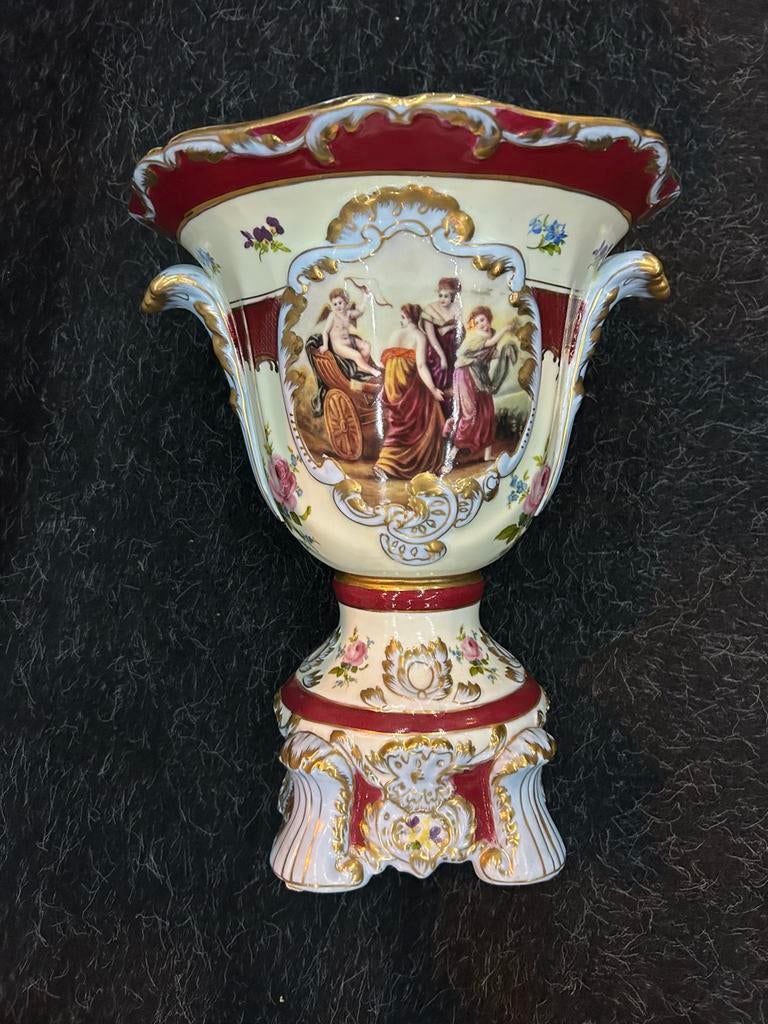 Antieke porceleinen vaas, Ophalen of Verzenden