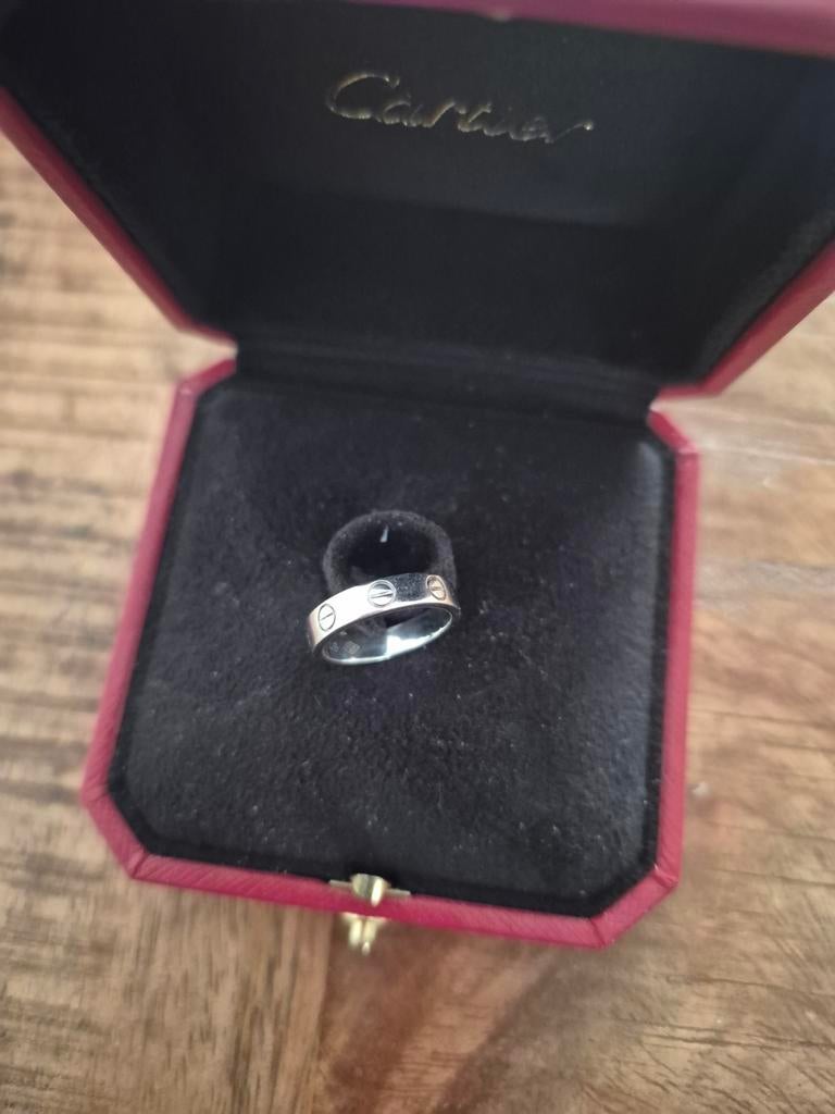 Cartier Love ring, 18 k goud, Ophalen, Zo goed als nieuw, Dame, Goud
