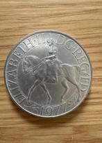 1977 Elizabeth II Crown, Verzenden, Overige landen, Losse munt, Zilver