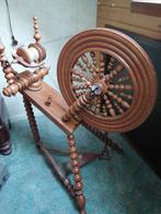 Origineel spinnewiel met toebehoren, Hobby en Vrije tijd, Spinnewielen en Spinnen, Ophalen, Gebruikt, Spinnewiel