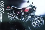 Folder YAMAHA XS 850 1980, Motoren, Handleidingen en Instructieboekjes, Ophalen of Verzenden, Yamaha