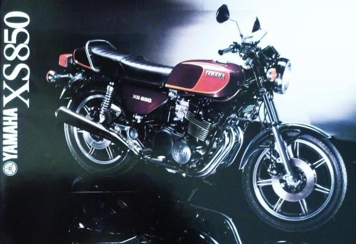 Folder YAMAHA XS 850 1980, Motoren, Handleidingen en Instructieboekjes, Yamaha, Ophalen of Verzenden