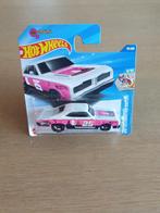 Brazilian Dodge Charger kleur Wit /Roze model 1974 Hotwheels, Ophalen of Verzenden, Nieuw, Auto