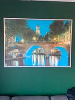 Schilderij utrechtse gracht, Antiek en Kunst, Ophalen of Verzenden