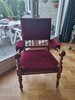 klassieke rode stoel, Antiek en Kunst, Antiek | Meubels | Stoelen en Banken, Ophalen