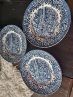 3 antieke royal tudor ware borden, Antiek en Kunst, Antiek | Servies los, Ophalen