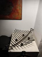 2848 Vintage Smeedijzeren Fruitschaal - Vis Sculptuur, Ophalen of Verzenden