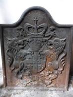 antieke achterwand plaat voor een open haard, Ophalen, Gebruikt, Hout, Houtkachel