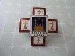 Franse religieuze speld/insigne in hoc signo vinces, emaille, Verzenden, Overige materialen, Buitenland