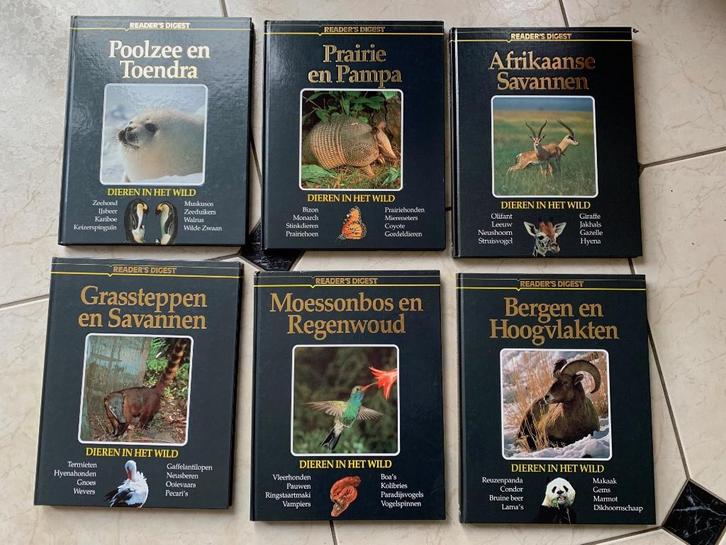Dieren in het wild - Reader's Digest, Boeken, Natuur, Gelezen, Natuur algemeen, Ophalen of Verzenden