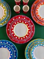 Oilily servies polkadot, Huis en Inrichting, Gebruikt, Ophalen of Verzenden, Bord(en), Overige stijlen