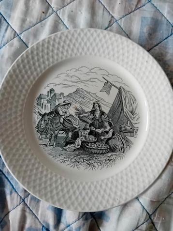 Uit 1836 P. Regout Maastricht Rustic bord beschikbaar voor biedingen