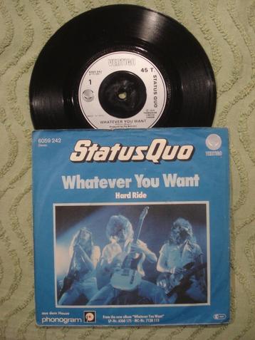 Status Quo 7" Vinyl Single: ‘Whatever you want’ (UK) beschikbaar voor biedingen