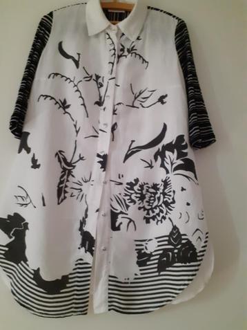Zwart/witte blouse van Eroke beschikbaar voor biedingen