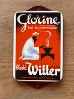 Glorine emaille bordje, Ophalen of Verzenden, Zo goed als nieuw, Reclamebord