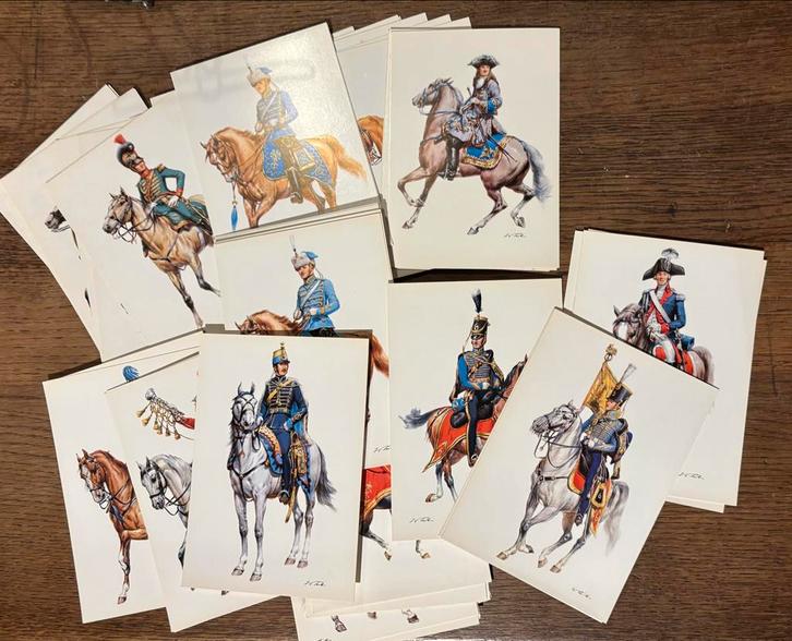 Kaarten Legertypes te Paard, Verzamelen, Ansichtkaarten | Themakaarten, 1980 tot heden, Ophalen of Verzenden