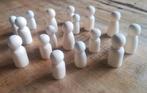 Nieuwe houten poppetjes / peg dolls set, Ophalen of Verzenden, Nieuw, Materiaal