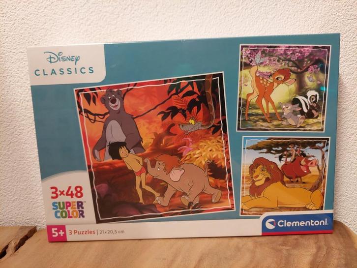 Clementoni puzzel: Disney Classics 3-in-1, Verzamelen, Disney, Nieuw, Overige typen, Overige figuren, Ophalen of Verzenden