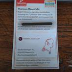 Thermen Maastricht 2e pers 50% korting of 25 pp, Twee personen, Kortingsbon, Spa of Sauna