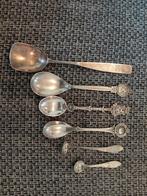 Vintage Zilveren Lepeltjes Collectie, Antiek en Kunst, Antiek | Bestek, Ophalen of Verzenden
