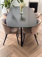 Moderne Zwarte Eettafel | 220x99 cm, Ophalen, Zo goed als nieuw