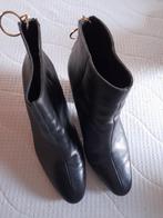 Mango Leren Enkellaarsjes Maat 39 ZGAN, Mango, Zwart, Lage of Enkellaarzen, Ophalen of Verzenden