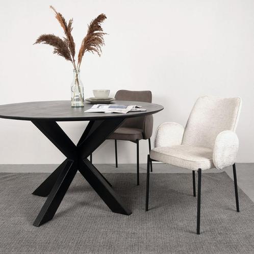 4 eetkamerstoelen Joni. Kleur Creme Elegance NU € 360.-, Huis en Inrichting, Stoelen, Nieuw, Eén, Overige kleuren, Ophalen of Verzenden
