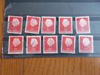 1953 - 10 x juliana 15 ct (645a), Postzegels en Munten, Verzenden, Gestempeld