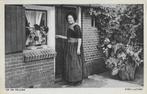 Veluwe, klederdracht, vrouw, Even lachen, Verzamelen, Ansichtkaarten | Nederland, Verzenden, 1940 tot 1960, Gelopen, Gelderland