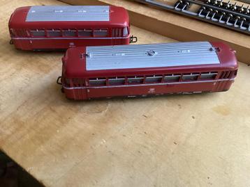 Marklin 3016+4018 DB railbus met bijwagen ANALOOG beschikbaar voor biedingen