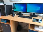 MEDION PC met twee LG monitoren en toebehoren, Ophalen, Zo goed als nieuw