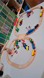 Houten treinbaan brio eichorn ikea, Overige typen, Onbekend, Ophalen of Verzenden, Zo goed als nieuw