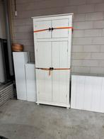 Kast wit hang leg 228 x 92, Antiek en Kunst, Antiek | Meubels | Kasten, Ophalen