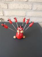vintage cocktailprikkers in de vorm van een kat met muizen, Verzamelen, Ophalen of Verzenden, Overige typen