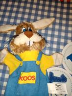 Koos Konijn handpop Roompot vakanties 22 cm, Ophalen of Verzenden, Konijn