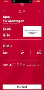 Ajax - Groningen vak 427, Eén persoon