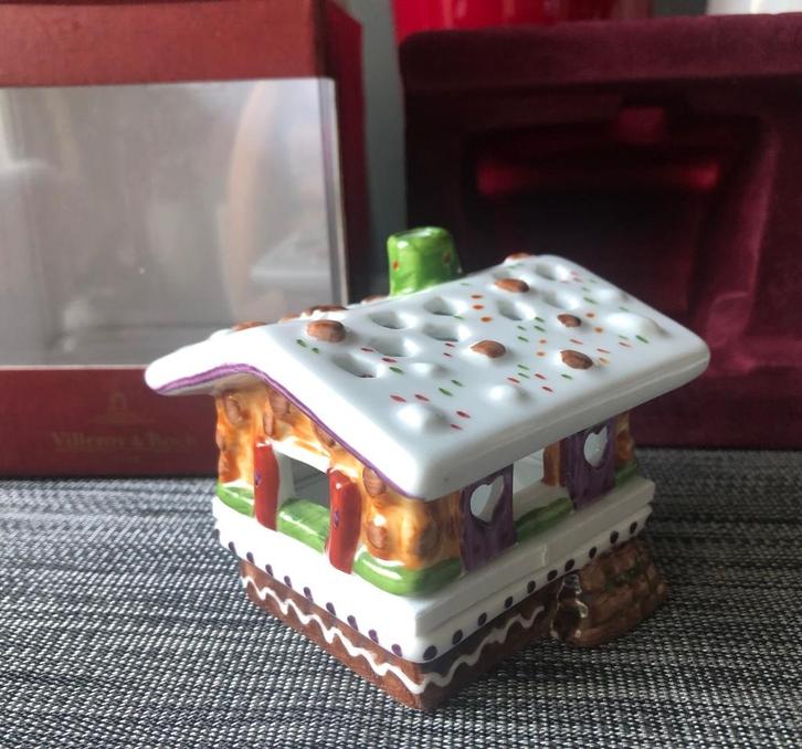 Villeroy & Boch houten huis theelichthouder, Diversen, Kerst, Nieuw, Ophalen of Verzenden