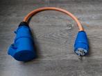 Frans verloop 0,7m Neopreen H07RN-F 3x2,5mm2 Schuko naar CEE, Caravans en Kamperen, Ophalen of Verzenden, Nieuw