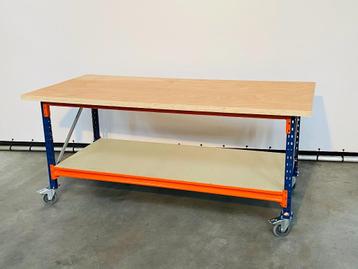 werkbank inpaktafel 215 x 100 x 95cm beschikbaar voor biedingen