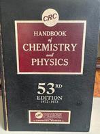 Handbook of chemistry and Physics 53 rr 1972-1973, Ophalen of Verzenden, Zie foto’s