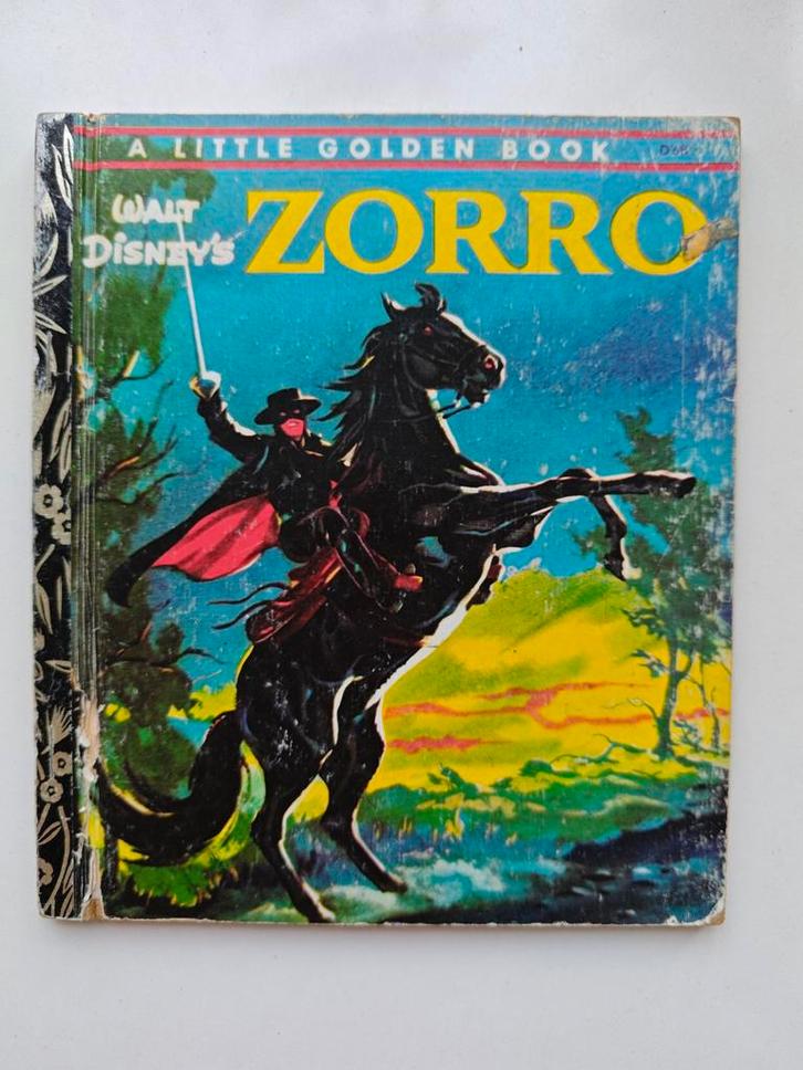 Walt Disney's Zorro - A Little Golden Book, Boeken, Stripboeken, Gelezen, Eén stripboek, Ophalen of Verzenden