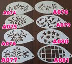 SCHMINKEN MET SJABLONEN 364 soorten NIEUW vanaf 1,25pst, Hobby en Vrije tijd, Feestartikelen, Ophalen of Verzenden, Nieuw, Schmink